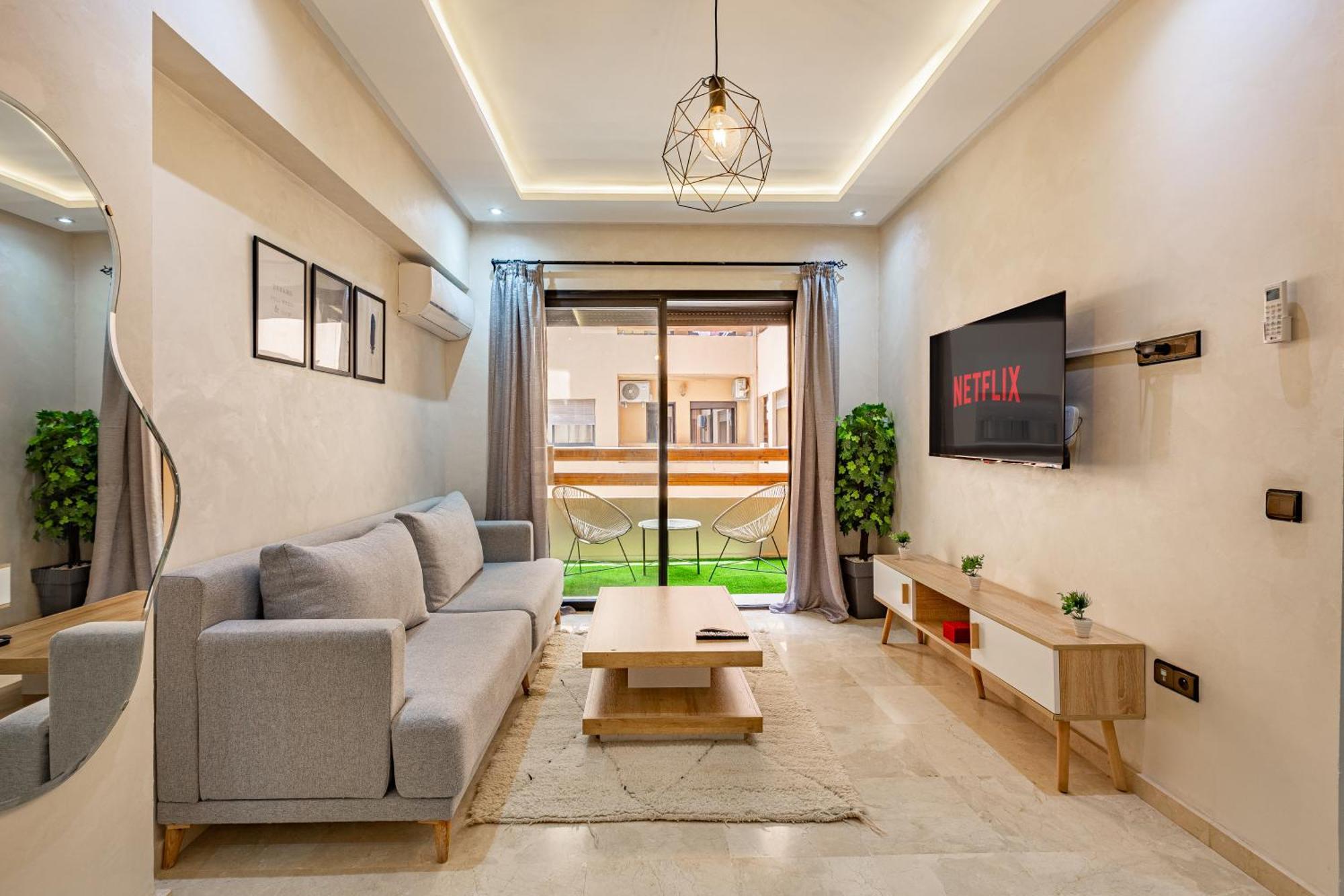 Jolie & Luxueux Appart A Gueliz - 100% Equipe Marrakesh Luaran gambar