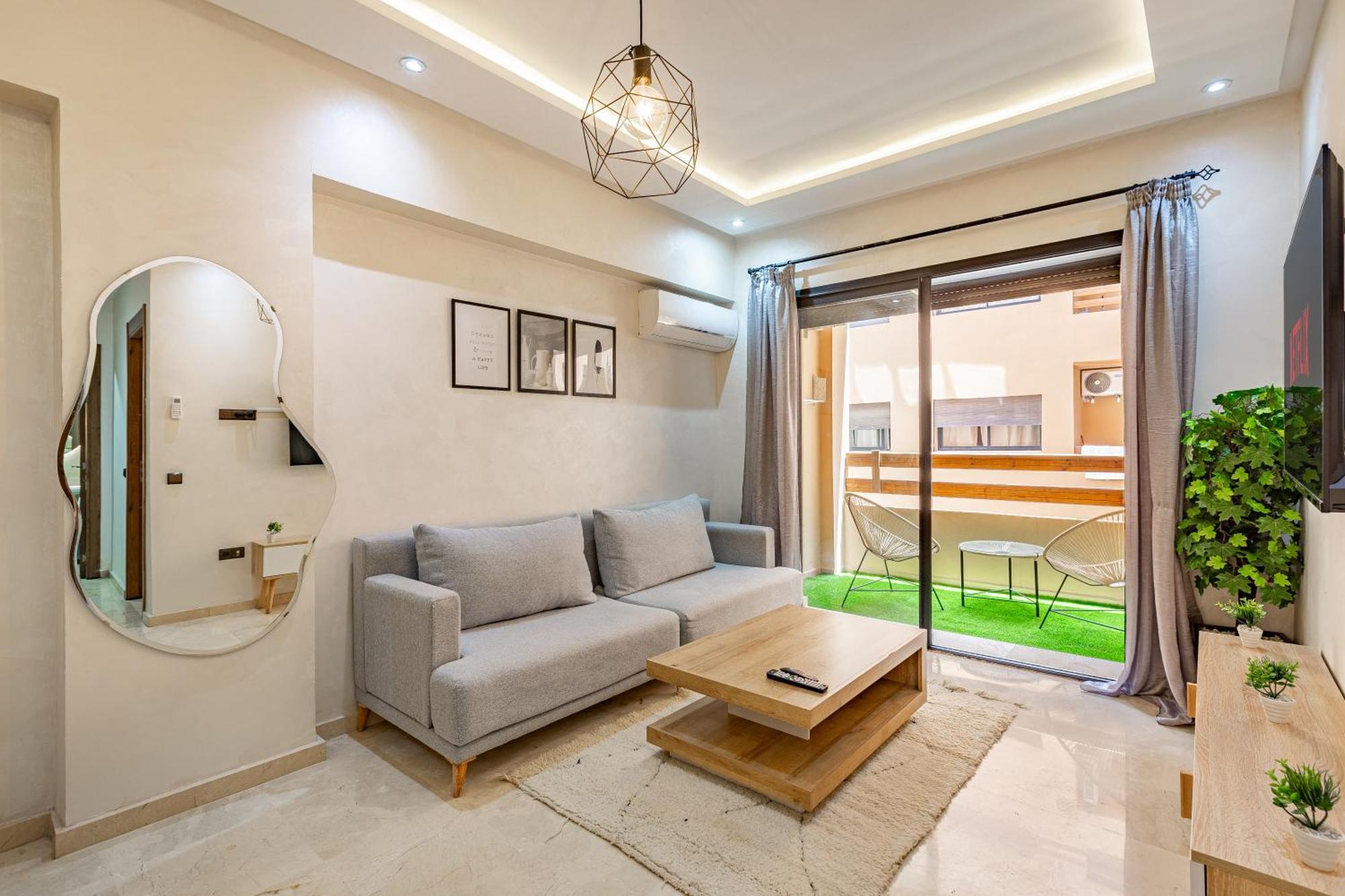Jolie & Luxueux Appart A Gueliz - 100% Equipe Marrakesh Luaran gambar